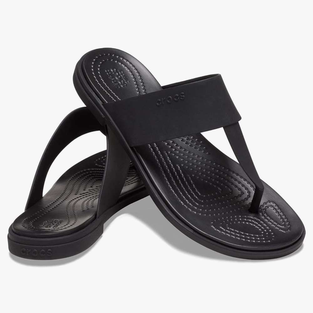 Crocs black sandals